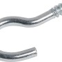 Gebogener, verzinkter LUX Schraubhaken, 2,6 x 30 mm, für Deckenhaken und Befestigungen.