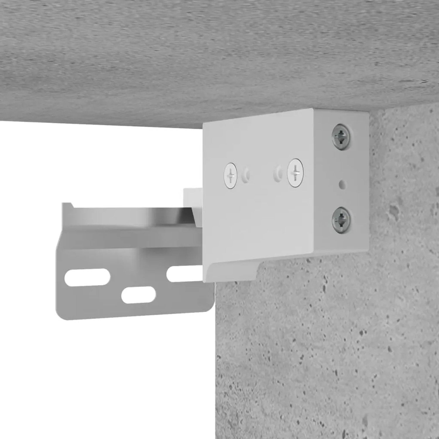 vidaXL TV-Wandschränke mit LED-Leuchten 2 Stk Betongrau 30x28,5x30 cm 836980_12