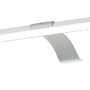 Pelipal TwinLED Aufsatzleuchte Quickset 357, silberfarbene LED Lampe für Spiegel