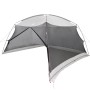 Graues vidaXL Zelt/Pavillon 380x380x225cm aus Polyester, wasserabweisend und zusammenklappbar.