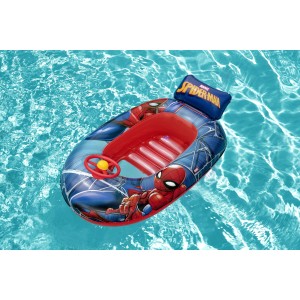Bestway Kinder-Schlauchboot mit Spider-Man Design, 104x60x32 cm, für Badespaß im Pool.