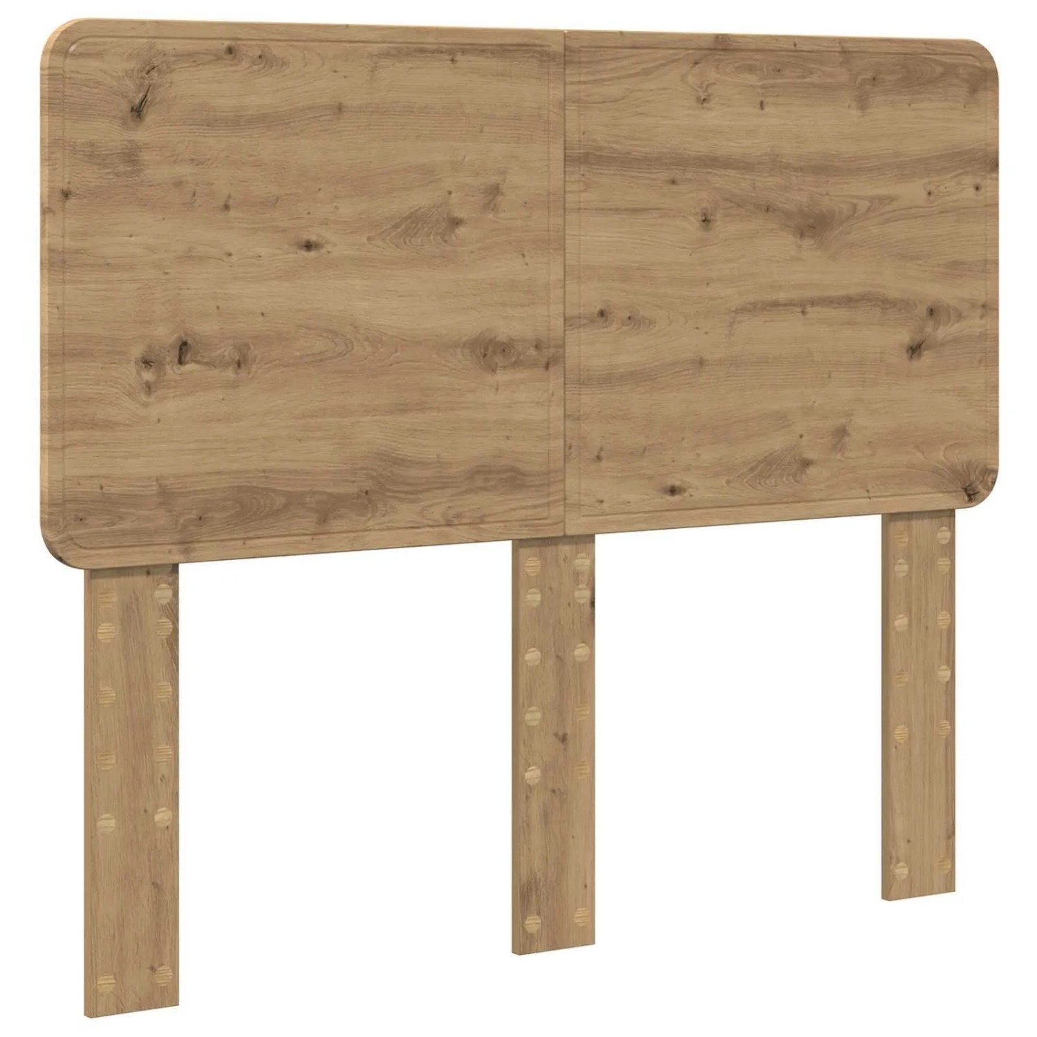 vidaXL Kopfteil mit Kopfteil Artisan-Eiche 135 cm Holzwerkstoff 887900
