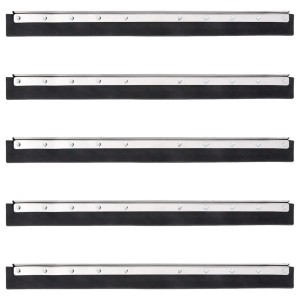 vidaXL Bodenabzieher 5 Stk 75x2x5 cm Stahl und Gummi 4008383