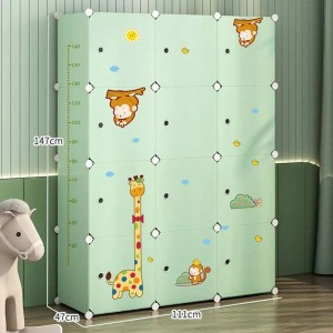 Rebiko Modularer Schrank Großes Regal Für Spielzeug Geräumiger Farbenfroher Kleiderschrank Für Kinder