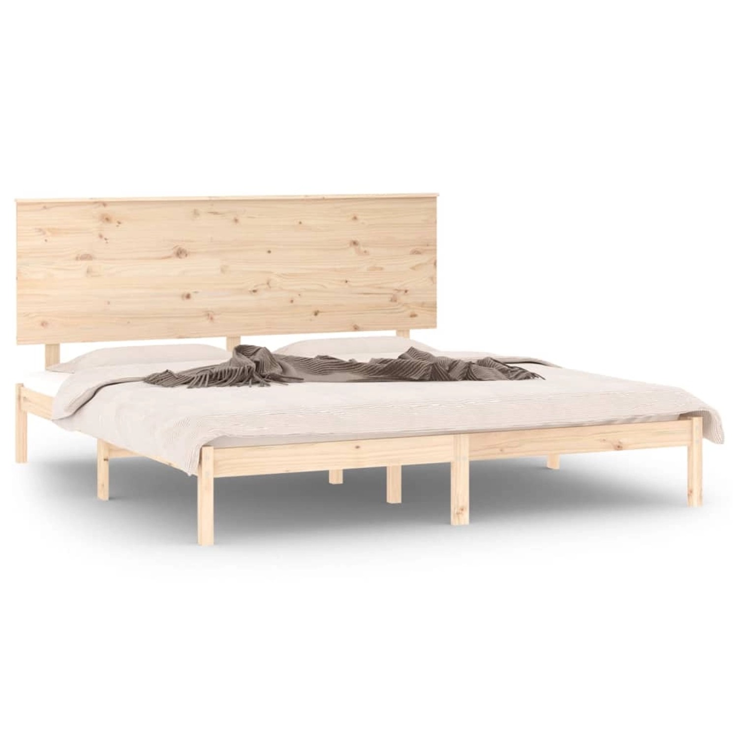 vidaXL Massivholzbett ohne Matratze 160x200 cm Kiefernholz 3104813 günstig online kaufen
