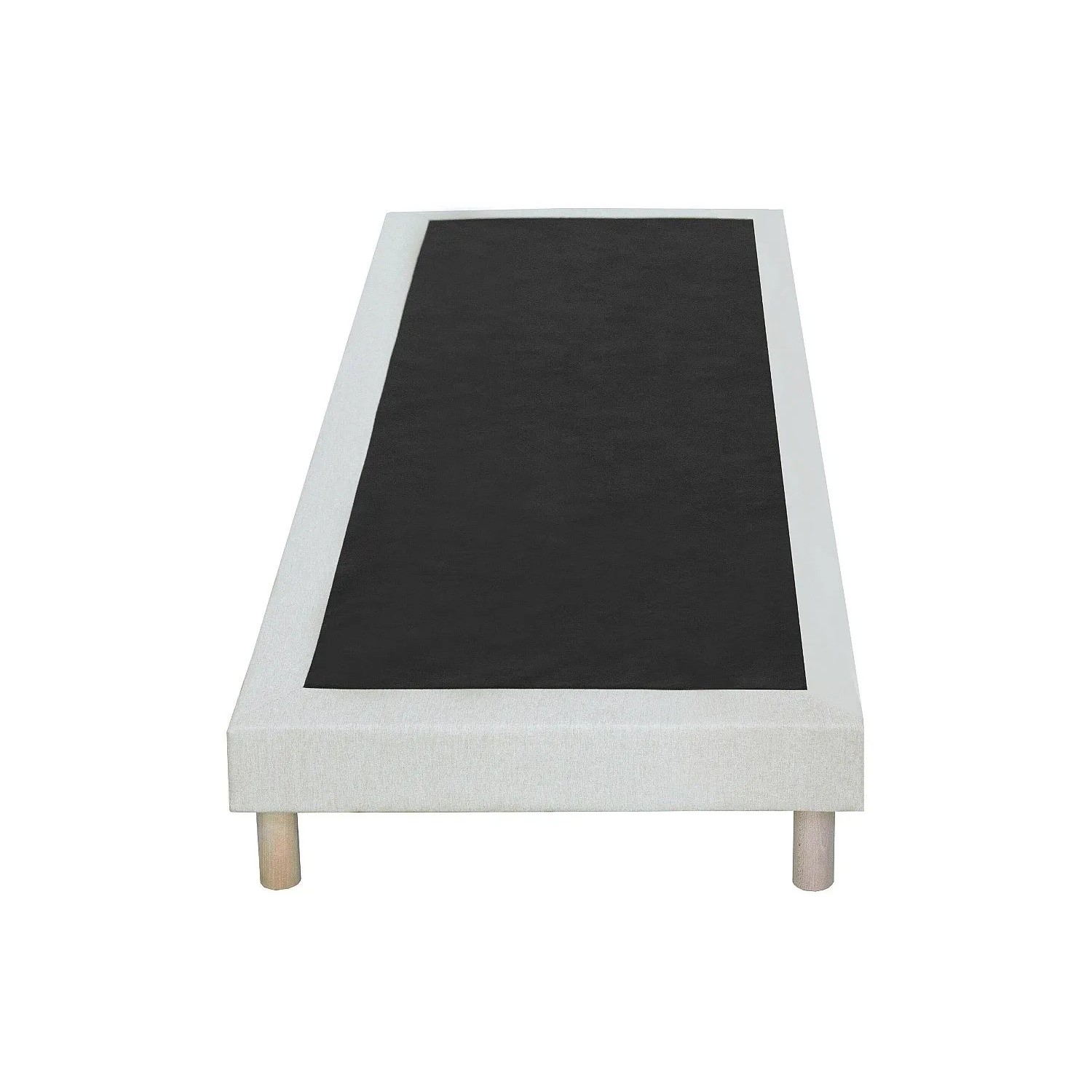 Vente-unique Bettgestell Mit Lattenrost Kozani Beige 190 cm