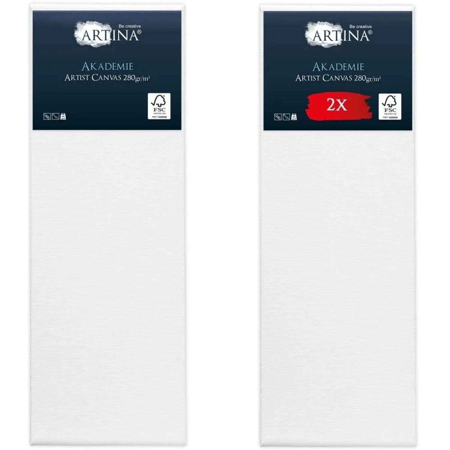 Artina Akademie Keilrahmen 50x150cm FSC 2tlg