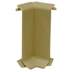 Innenecke für Kernsockelleiste 60 in Ahorn-Optik, Zubehör für Laminat und Parkett.