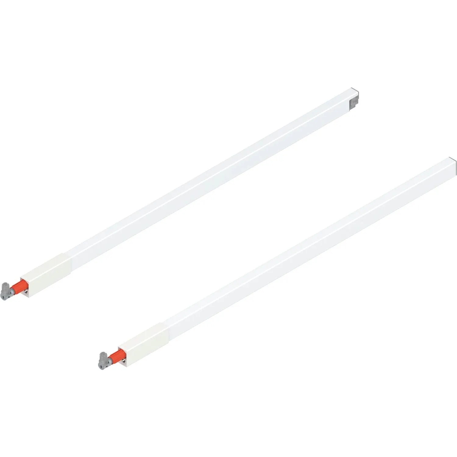 Blum Längsreling-Set Tandembox antaro Nennlänge 650 mm Seidenweiß