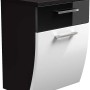 Posseik Bad-Hängeschrank Rima, anthrazit, 40 cm breit, mit Schublade und Softclose.