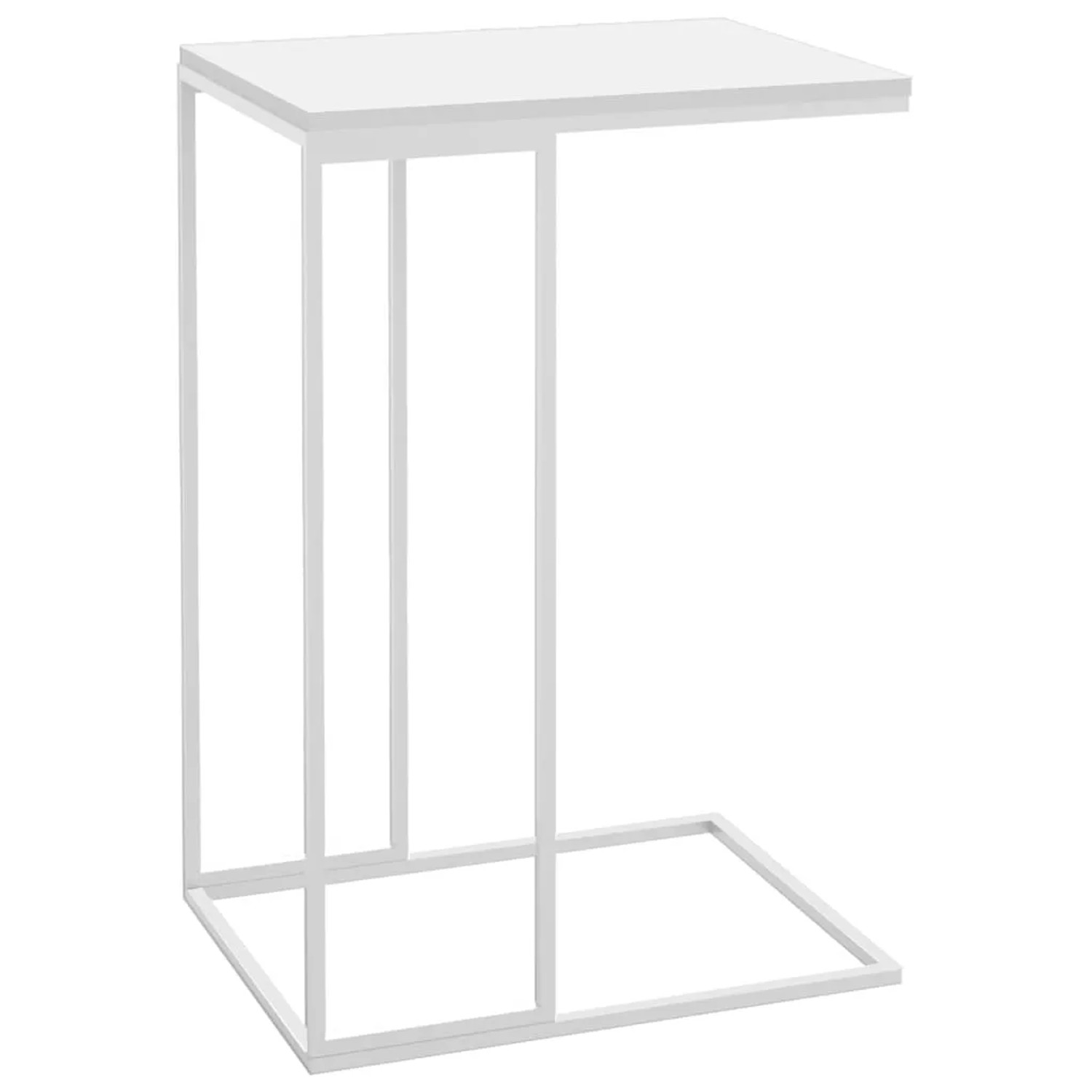 vidaXL Beistelltisch Weiß 40x30x59 cm Holzwerkstoff 336131