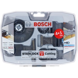 Bosch Sägeblätter-Set Starlock Best of Cutting, 5-teilig, für Multifunktionswerkzeuge.