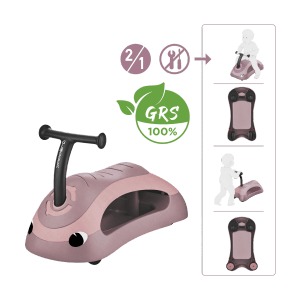 Globber Walk n'Roll 2in1 Lauflernwagen Schiebeauto Rutschauto Werkzeugloser Umbau Kippsicher Beere