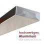 Detailaufnahme der verchromten kalb LED Badleuchte (600mm).