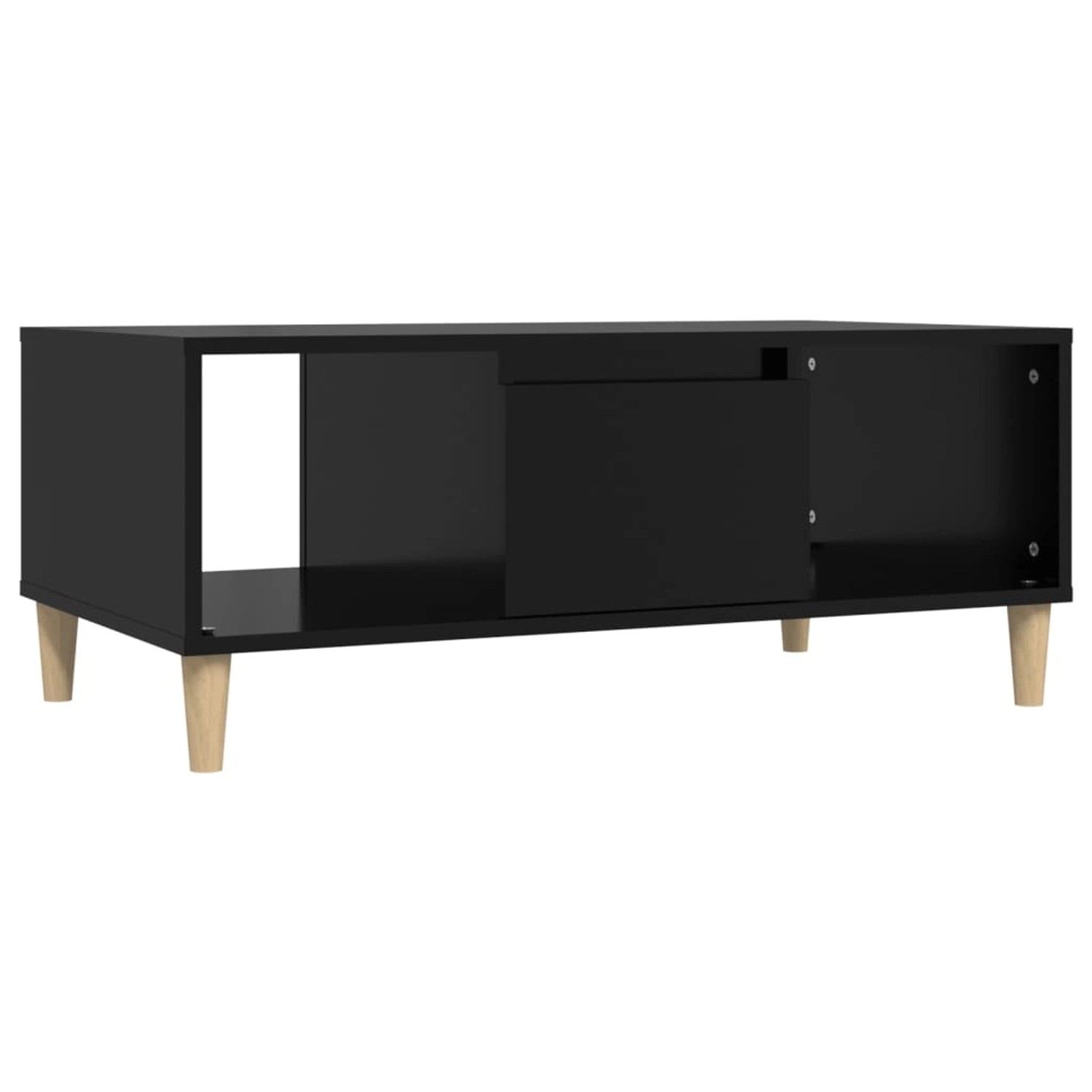 Vidaxl Couchtisch Schwarz 90x50x36,5 Cm Holzwerkstoff günstig online kaufen