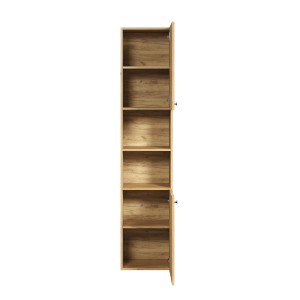 Trendteam Hochschrank Pure Bliss, Artisan Eiche, 40 cm breit, mit offenen Fächern.