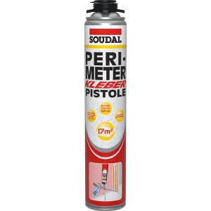 Soudal Perimeterkleber B2, 750ml Dose für Dämmplatten, Montage mit Pistole.
