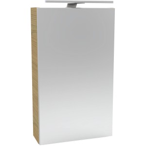 Fackelmann Spiegelschrank SBC Sandeiche 40 cm mit Beleuchtung und Softclose.