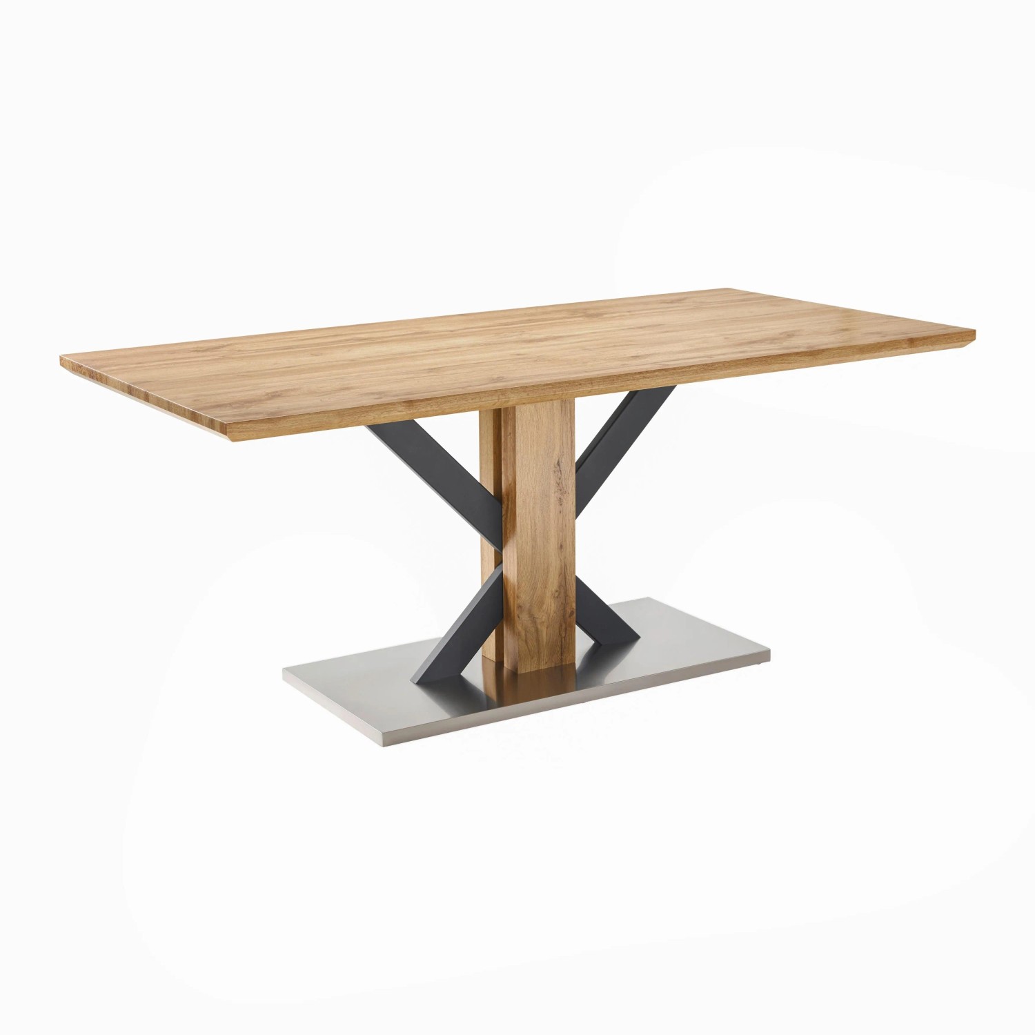 Bessagi Home Esstisch Klementin Eichefarben MDF ca. 180x90 cm