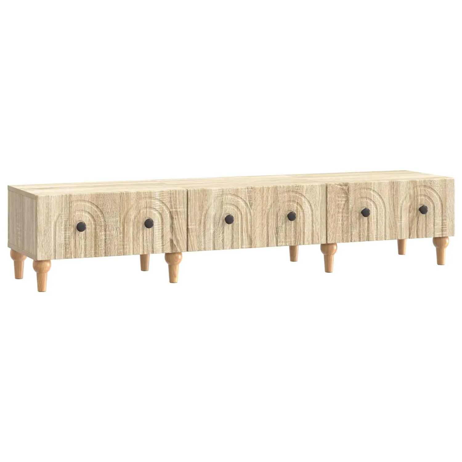 vidaXL TV-Schränk Sonoma-Eiche 147 x 34,5 x 30 cm Holzwerkstoff 894247