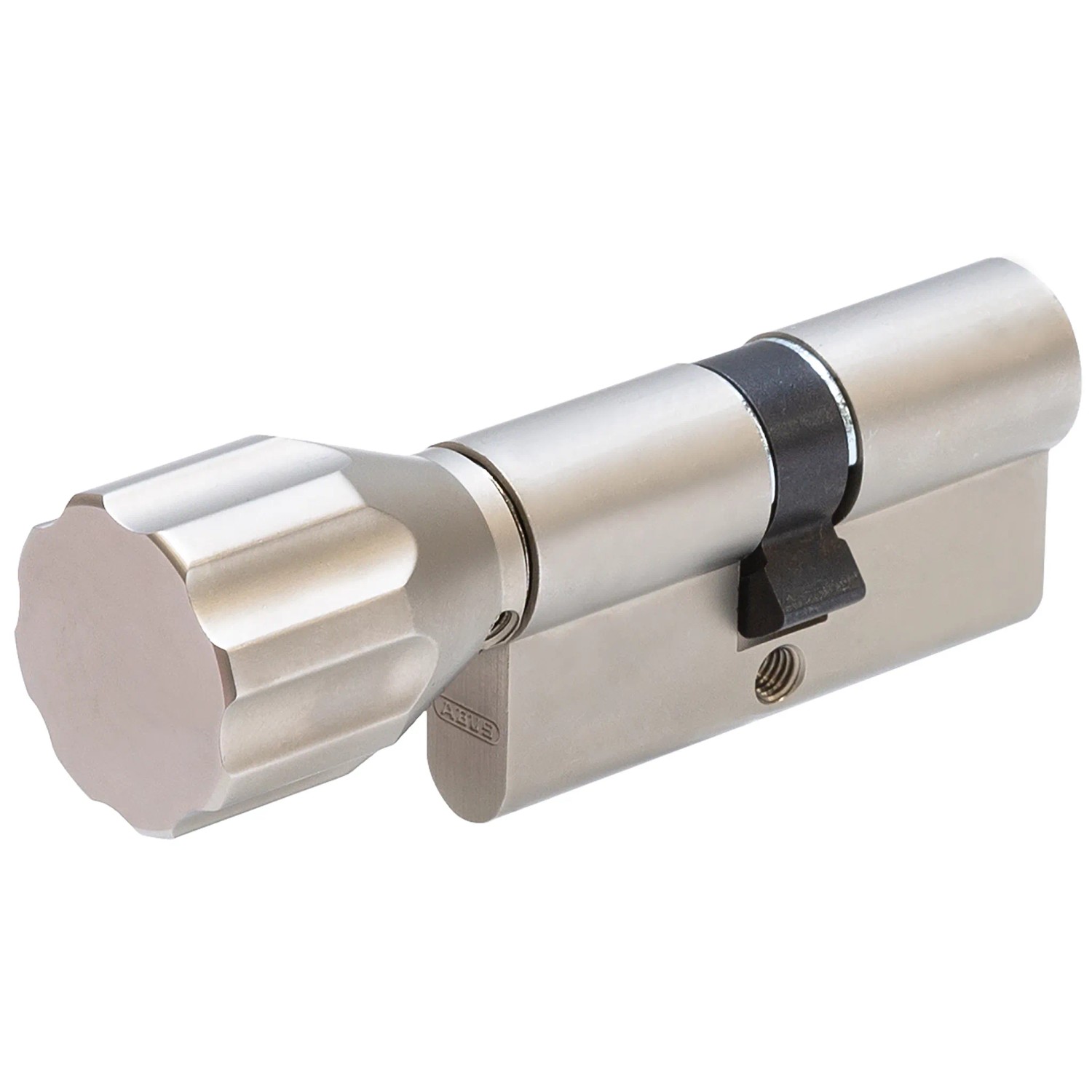 Abus Profilzylinder D6X mit Knauf Z30/K30 Edelstahl-Optik