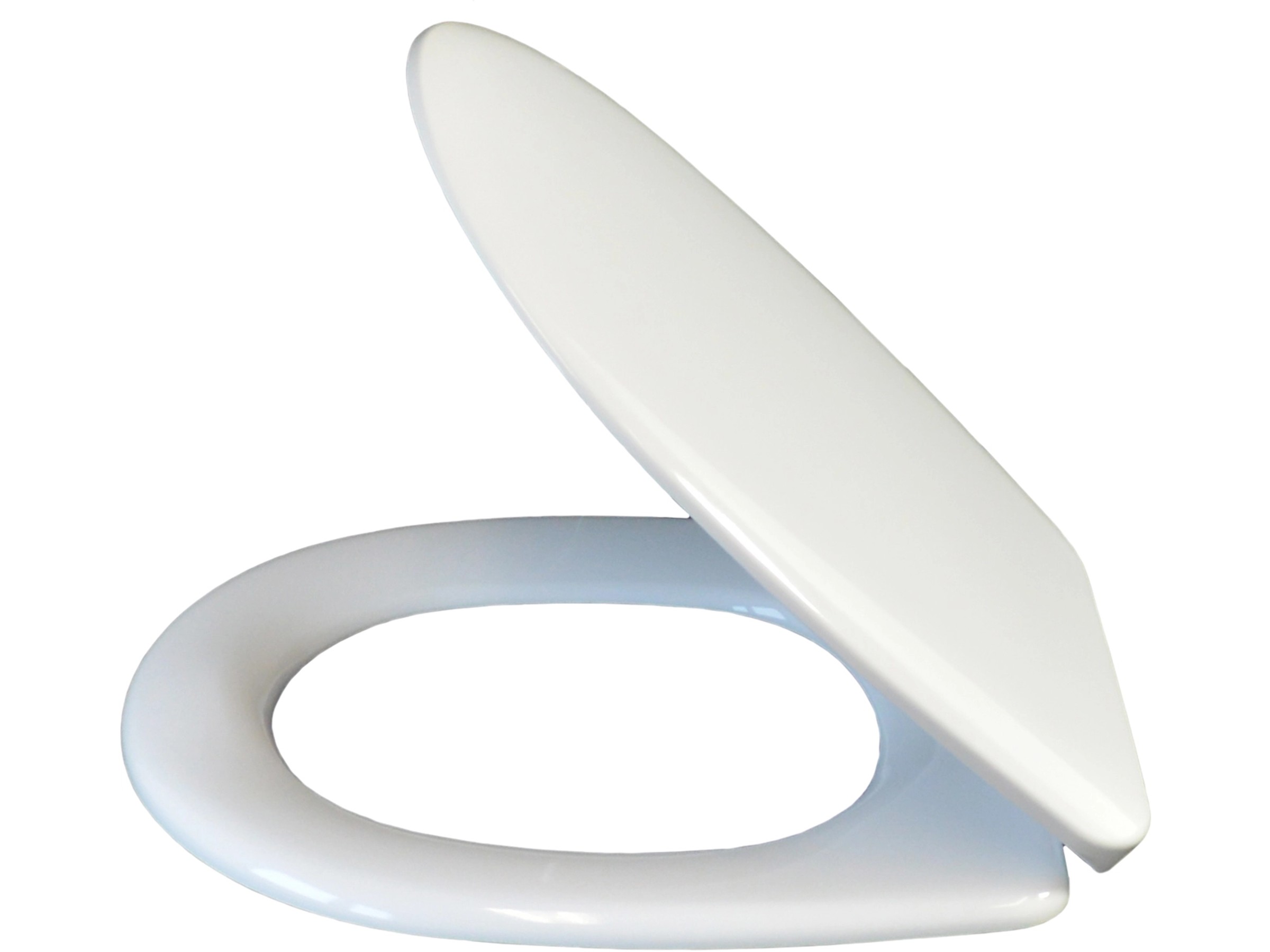 Toilettensitz Für DURAVIT DURAPLUS – Weiß, Thermoplast, Mit Softclose Oder Normalem Verschluss, Edelstahl-Scharniere