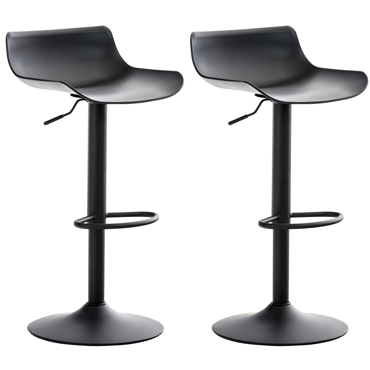 CLP 2er Set Barhocker Aveiro Schwarz