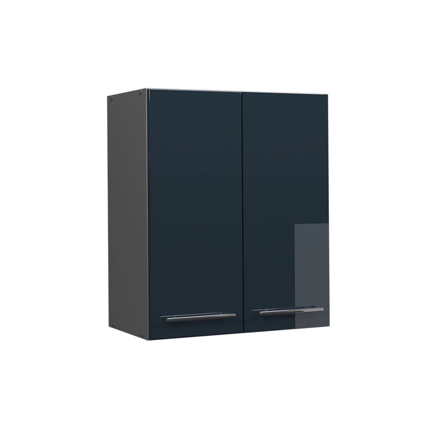 Thumbnail - Vicco Hängeschrank Fame-Line Hängender Küchenschrank Dunkelblau Hochglanz 60 cm