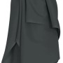 Geschlossener, grauer Siena Garden Marktschirm City 210x140 cm mit Neigungsfunktion.