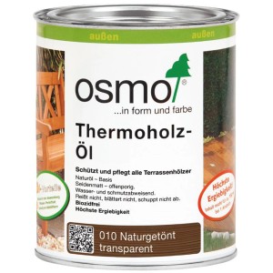 Dose Osmo Holzöl Spezial Thermoholz 750ml für den Aussenbereich. Holzschutzöl für Thermoholz.