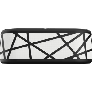 MSpa Soho AirJet Premium Whirlpool mit Hydromassage, aufblasbar mit schwarzem Muster.