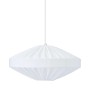 Weiße PR Home Edith Pendelleuchte im UFO-Design für sanftes Licht, skandinavisch & handgefertigt.