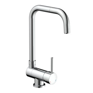 Eisl Spültischarmatur Flexo für Unterfenster-Montage, Chrom, Einhebelmischer.