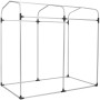 Gerätehaus Rahmen aus Aluminium für Fahrradbox, PROREGAL, 201x121x201cm.
