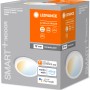 Verpackung der runden Ledvance Smart+ WiFi Unterbauleuchte, dimmbar und tunable white.