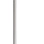 Globo LED-Stehleuchte Blade, Nickel matt mit Alabasterglas, Deckenfluter mit Leselampe.