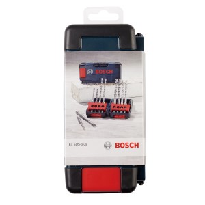 Bosch Hammerbohrer SDS Plus-3 Set, 8-teilig (Ø 5-10mm) in Tough Box.