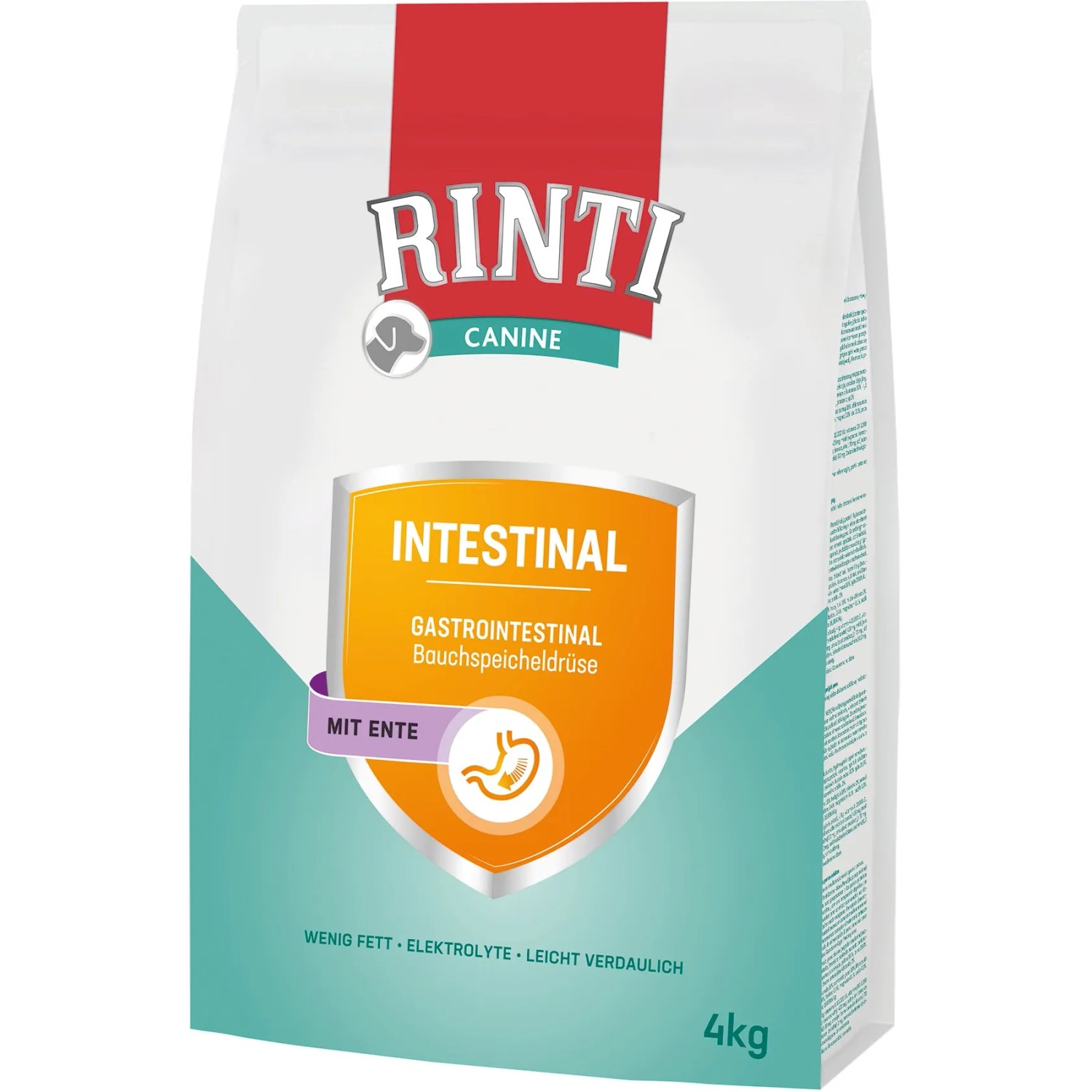 Rinti Hunde-Trockenfutter Canine Intestinal Ente 4 kg