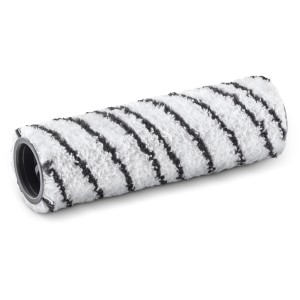 Kärcher Steinwalze FC 2-4, weiß-schwarz, für Hartbodenreiniger. Mikrofasern mit Borsten für Stein und Keramik.