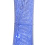 Silberne LED-Stehleuchte ANTON von Globo, Design-Lampe mit Farbwechsler, 143 cm hoch.