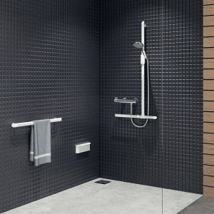 Delabie Haltegriff Be-Line Ø35 L400 Aluminium weiß