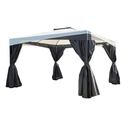 Sojag Pavillon Malta 1014 Schwarz 305 cm x 430 cm x 271 cm
