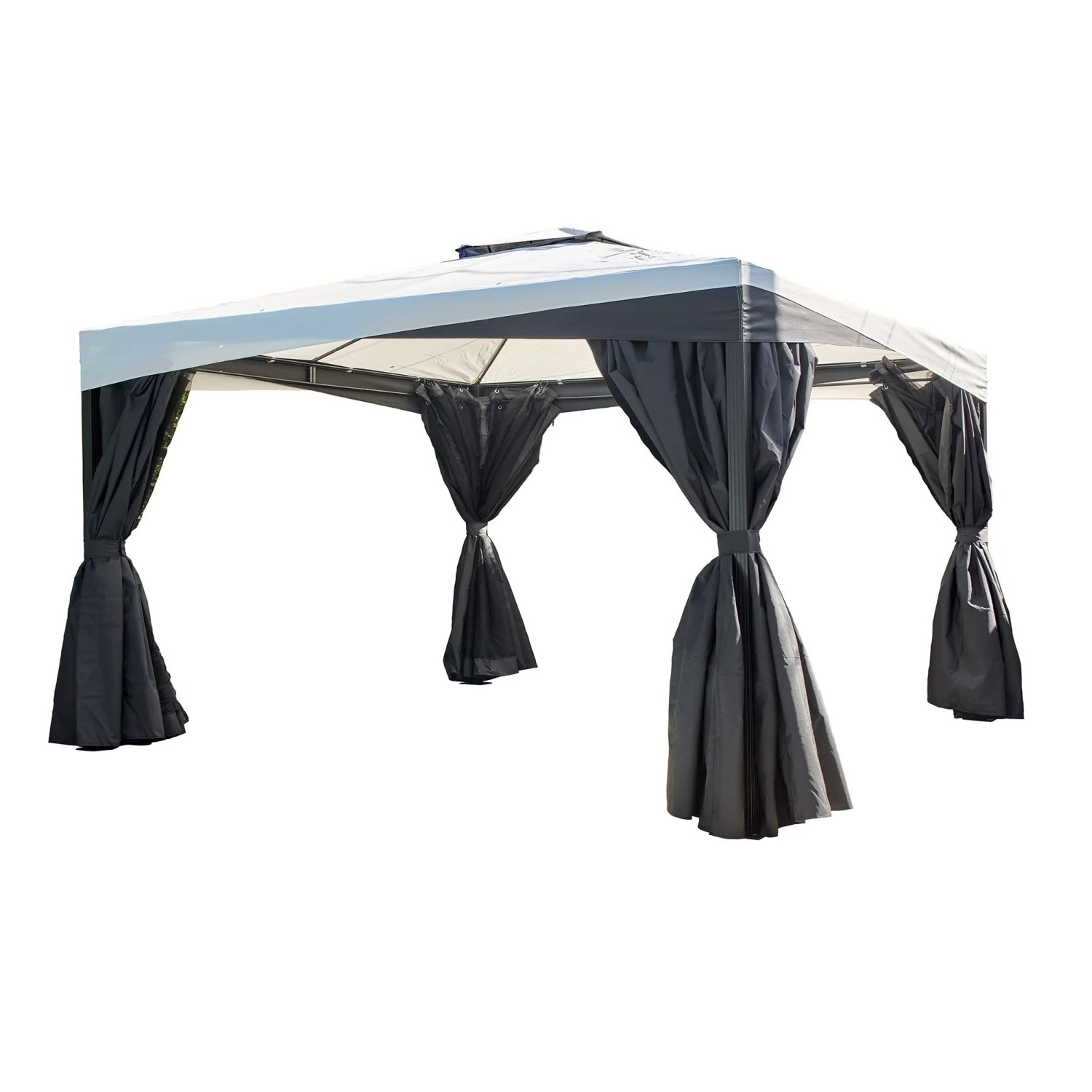 Sojag Pavillon Malta 1014 Schwarz 305 cm x 430 cm x 271 cm