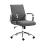 Dunkelgrauer Svita Office Comfort Bürostuhl mit niedriger Rückenlehne und Stoffbezug.