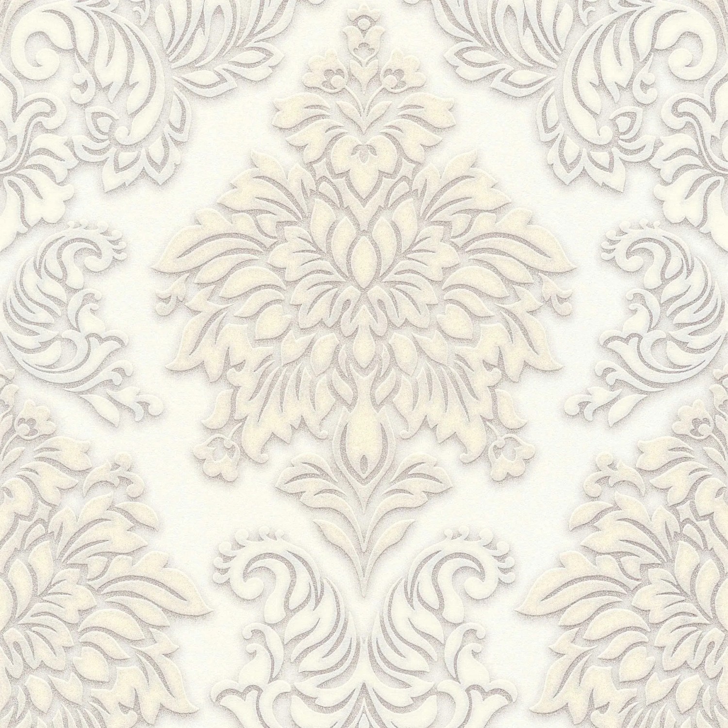 Tadessi Tapete Ornament M1-No.256 Vliestapete in Weiß