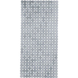 Silberne Kleine Wolke Wanneneinlage Sign, 36x80cm, mit vielen Saugnäpfen für sicheren Halt in der Badewanne.