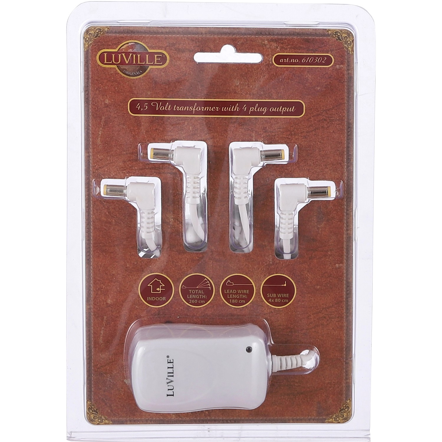 Luville Adapter 4,5 Volt 4 Plug günstig online kaufen