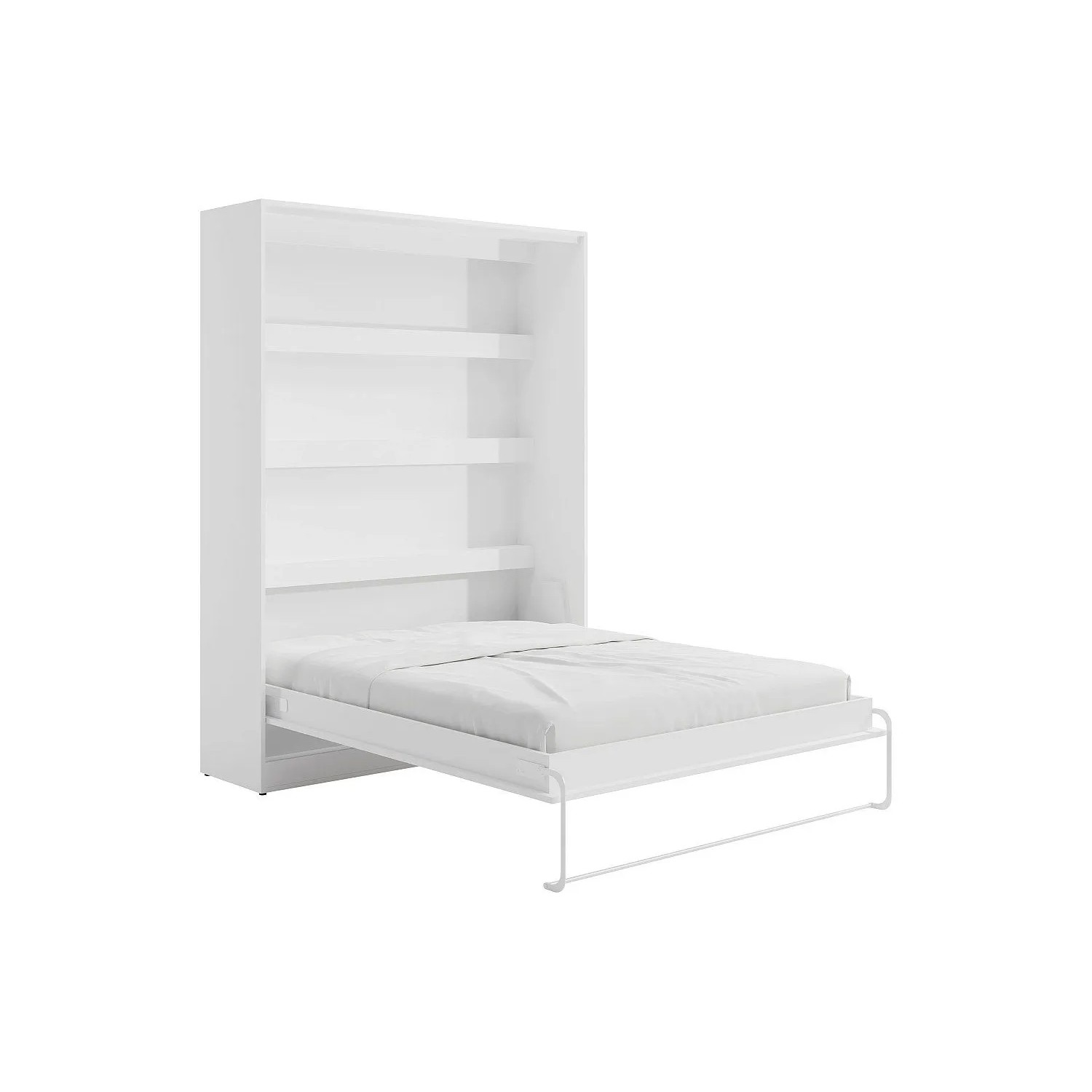 Vente-unique Schrankbett Rapili Weiß 179 cm