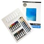 Daler-Rowney Aquarell-Set, 25-teilig mit Farben, Pinsel und Palette.