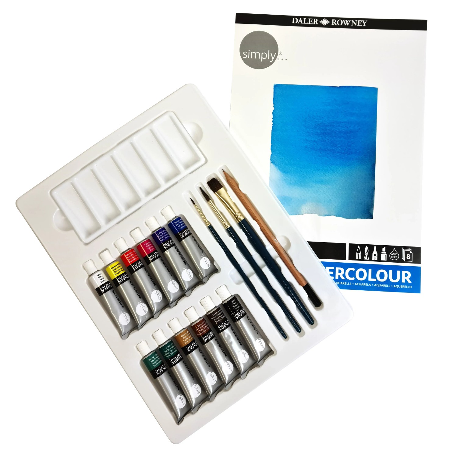 Daler Rowney Palettes Stay Wet & Recharges pour peinture